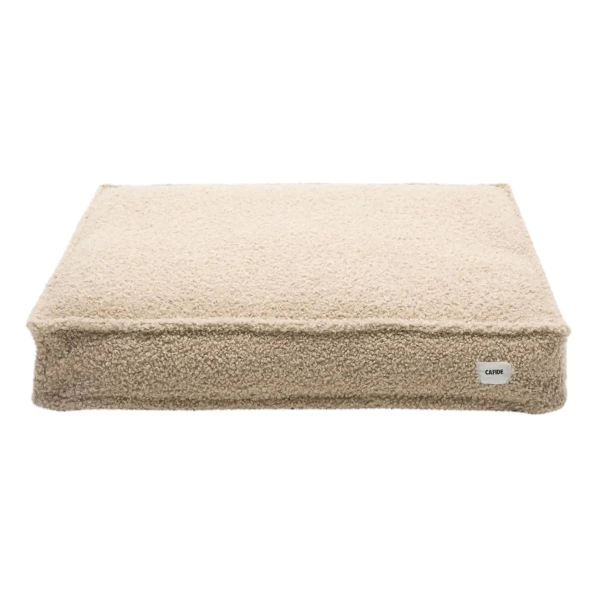 Cafide - Cama para Perros Cuadra Trigo Sarraceno | Beige