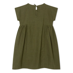 Matona - Vestido Midi de Lino en Caja | Oliva