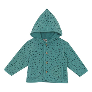 Bonton - Chaleco con capucha Lee | Azul pavo real