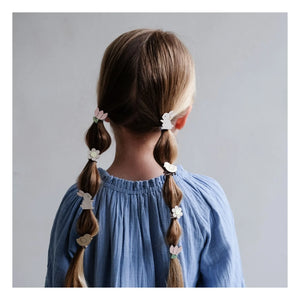 Mimi & Lula - Set de 8 mini scrunchies de Pascua | Beige