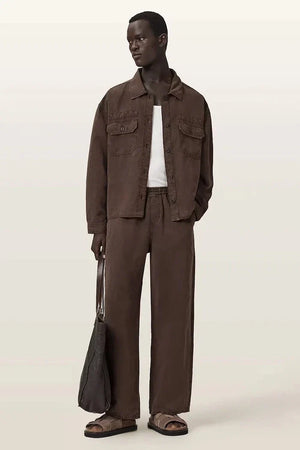 Pantalones KORTEN para hombre de mezcla de lino AllSaints