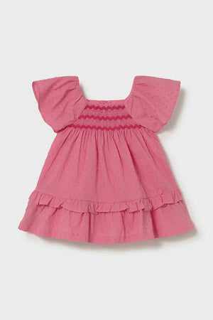 Vestido de algodón para niña Mayoral