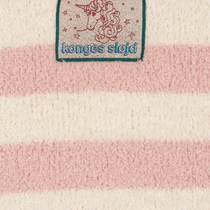 Konges Sløjd - Softy Çizgili Peluş Kazak | Pembe