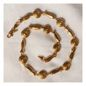 Alhaja - Collar de pescado | Oro