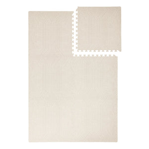 Toddlekind - Alfombra de juego modular Deco | Blanco/Crema