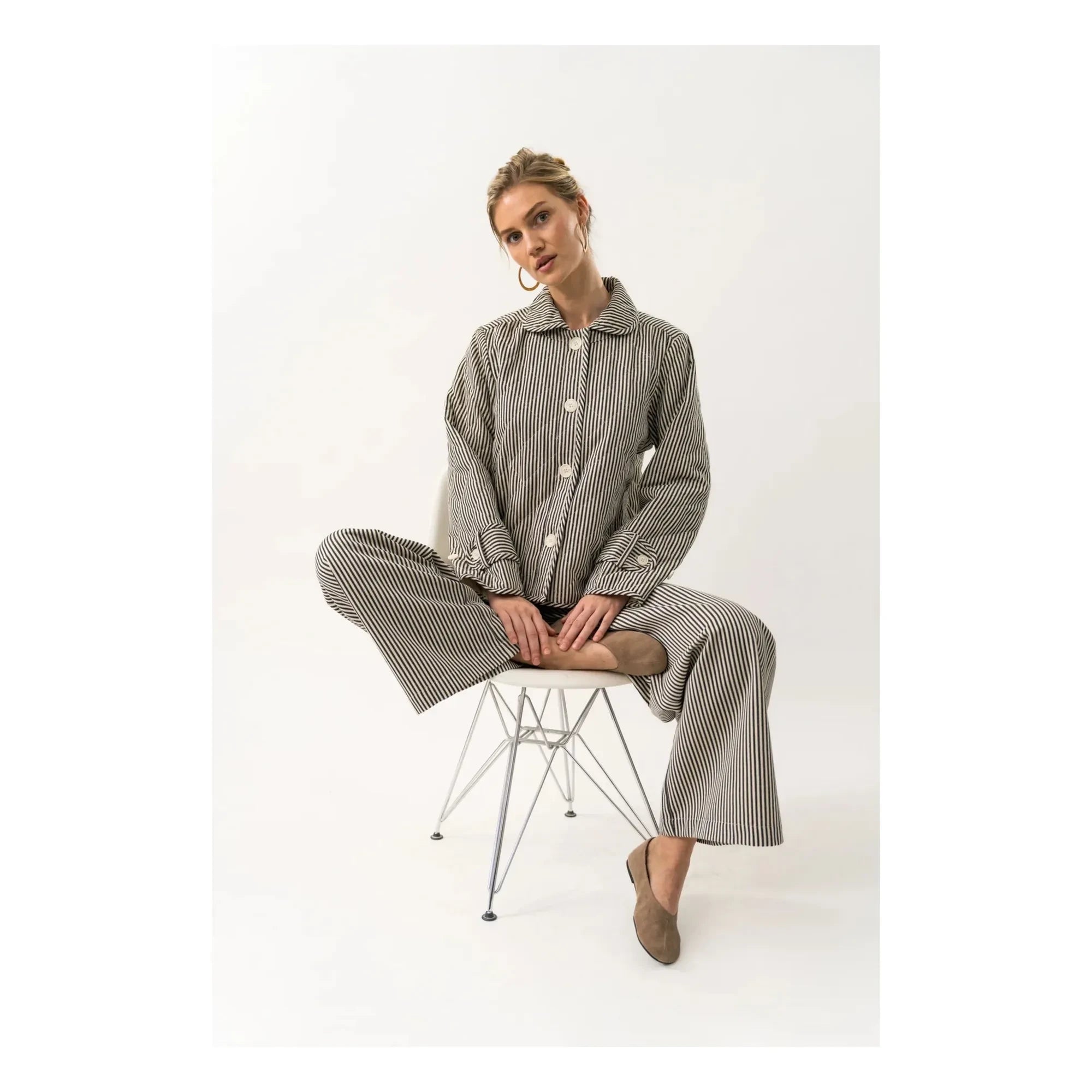 Lollys Laundry - Chaqueta Viola de algodón | Negro