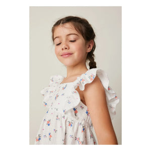 Tocoto Vintage - Vestido floral | Blanco