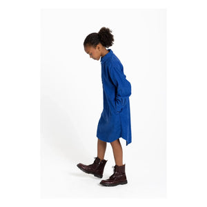 Smallable Kid - Vestido camisero Silva | Azul eléctrico