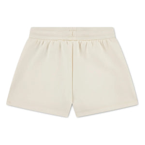 Lacoste - Pantalón corto de chándal de algodón orgánico L | Amarillo pálido