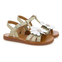 Pom d'Api - Sandalias Plagette Big Flo | Oro