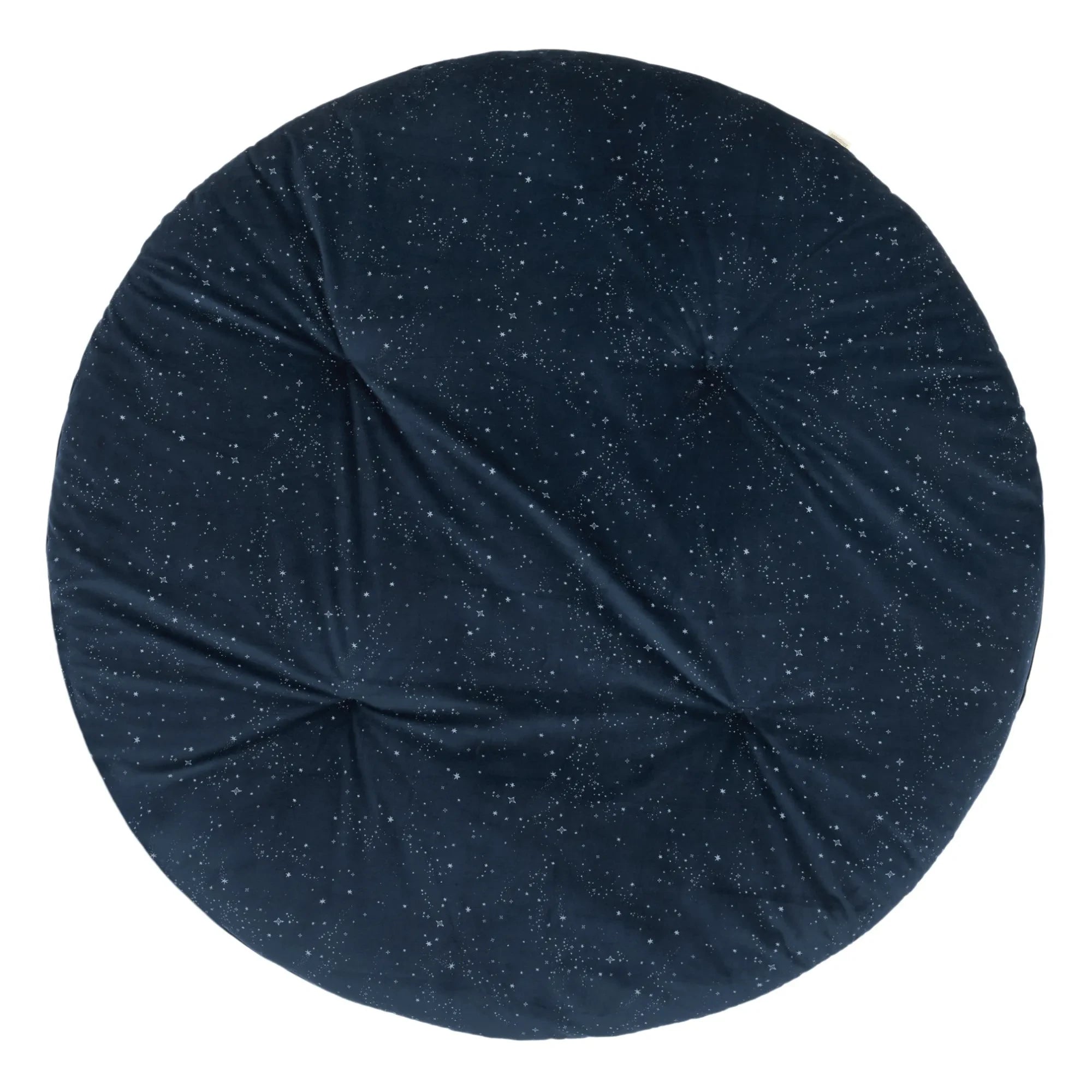 Nobodinoz - Alfombra de juegos de terciopelo acolchada | Azul noche
