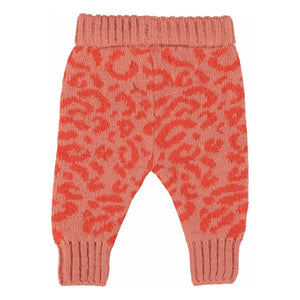 Piupiuchick - Leggings de lana Leopard | Rosa