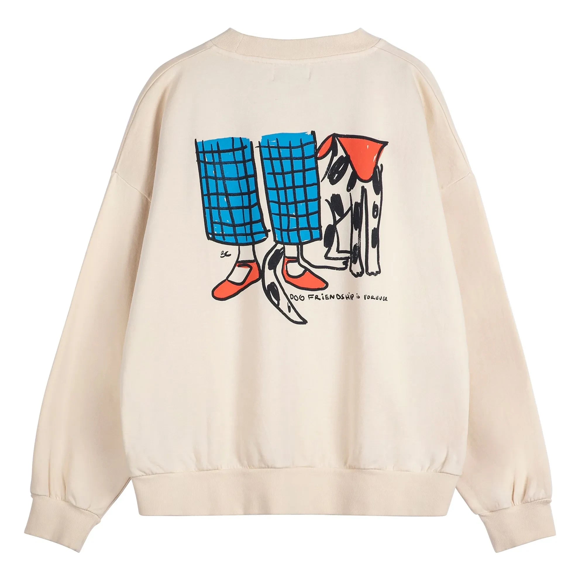 Bobo Choses - Sudadera de algodón orgánico Dog Friends | Crudo