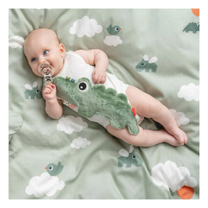 Done by deer - Clip para chupete Croco | Verde