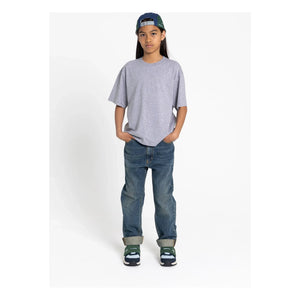 Smallable Kid - Camiseta de algodón orgánico Nils | Gris jaspeado