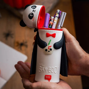 Legami - Panda Bam-Boo 2 en 1 Estuche de silicona para bolígrafos - Adorable