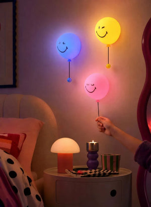 MOB - Bubbly Aplique de pared - MOB x Smiley World | Rosa
