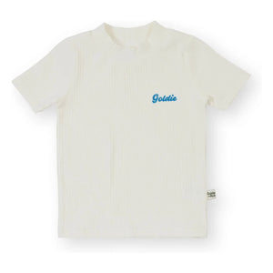 Goldie + Ace - Camiseta de pana Goldie | Blanca