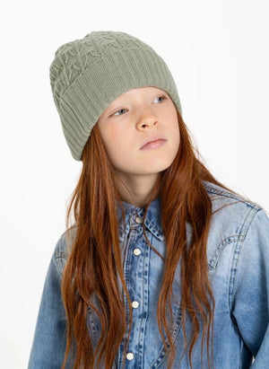 Hundred Pieces - Gorra de lana merina Sierra | Verde agua