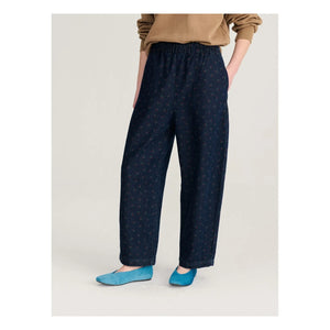 Bobo Choses - Pantalones de algodón orgánico Swamp Whirl | Azul marino