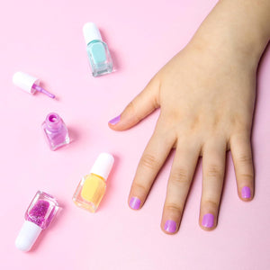 Dinossi - Set de 9 esmaltes de uñas y cuidado de uñas para niños