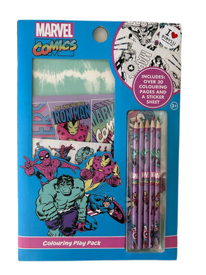 Dinossi - Lápices de Colorear y Cuaderno para Colorear de Marvel