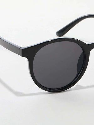 Dinossi - Gafas de sol redondas ligeras negras para niños