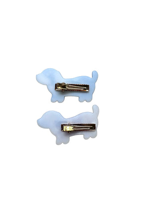 Dinossi - Pinzas para el pelo Tontik Köpişler, paquete de 2