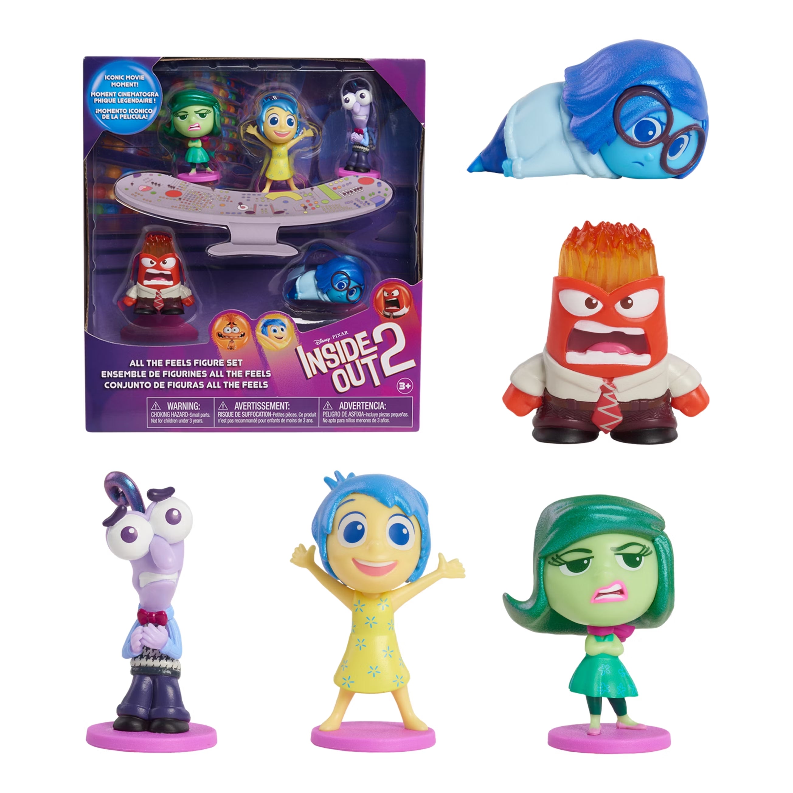 Disney - Just Play Inside Out 2 Set de Figuras Todas las Emociones