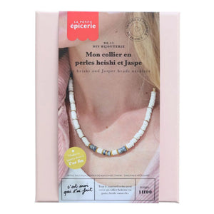 La Petite Épicerie - Mi collar de perlas Heishi DIY - Jasper