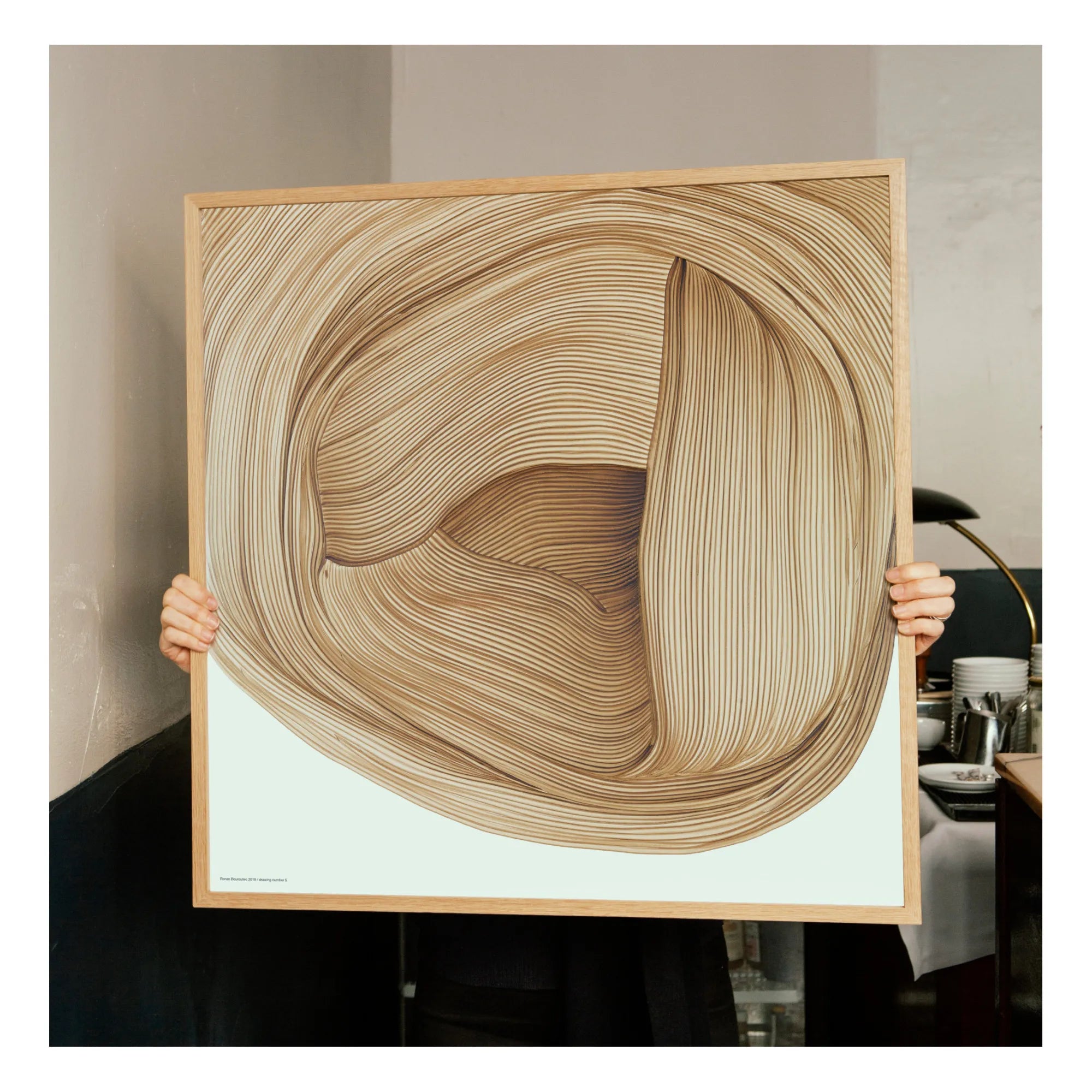 The Wrong Shop - Drawing 5 Ronan Bouroullec | Marrón