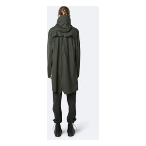 Rains - Abrigo Largo Impermeable Encerado Unisex | Verde