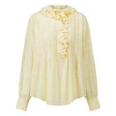Laurence Bras - Blusa de algodón Phibi | Amarillo