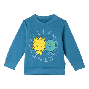 Stella McCartney Kids - Sudadera Stella Soleil | Azul