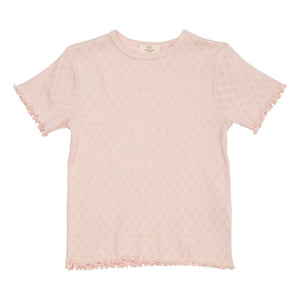 Copenhagen Colors - Camiseta Pointelle | Rosa claro