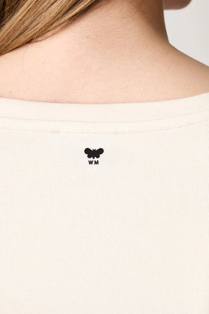 Weekend Max Mara camiseta de mujer básica de algodón y elastano WKDMULTIJ