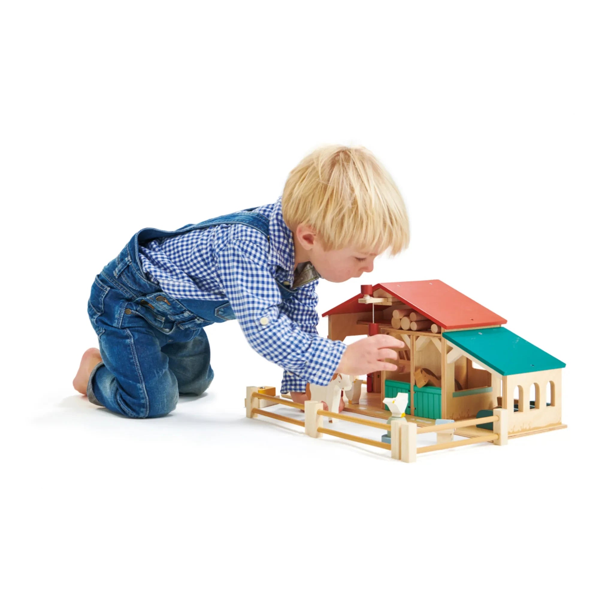 Tender Leaf Toys - Granja y accesorios de madera