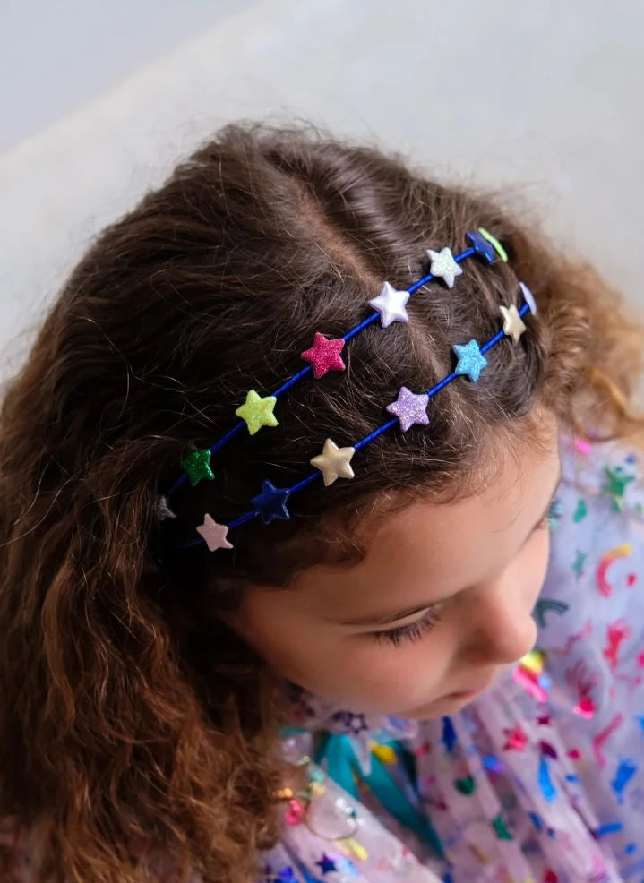 Mimi & Lula - Double Little Stars diadema | Azul