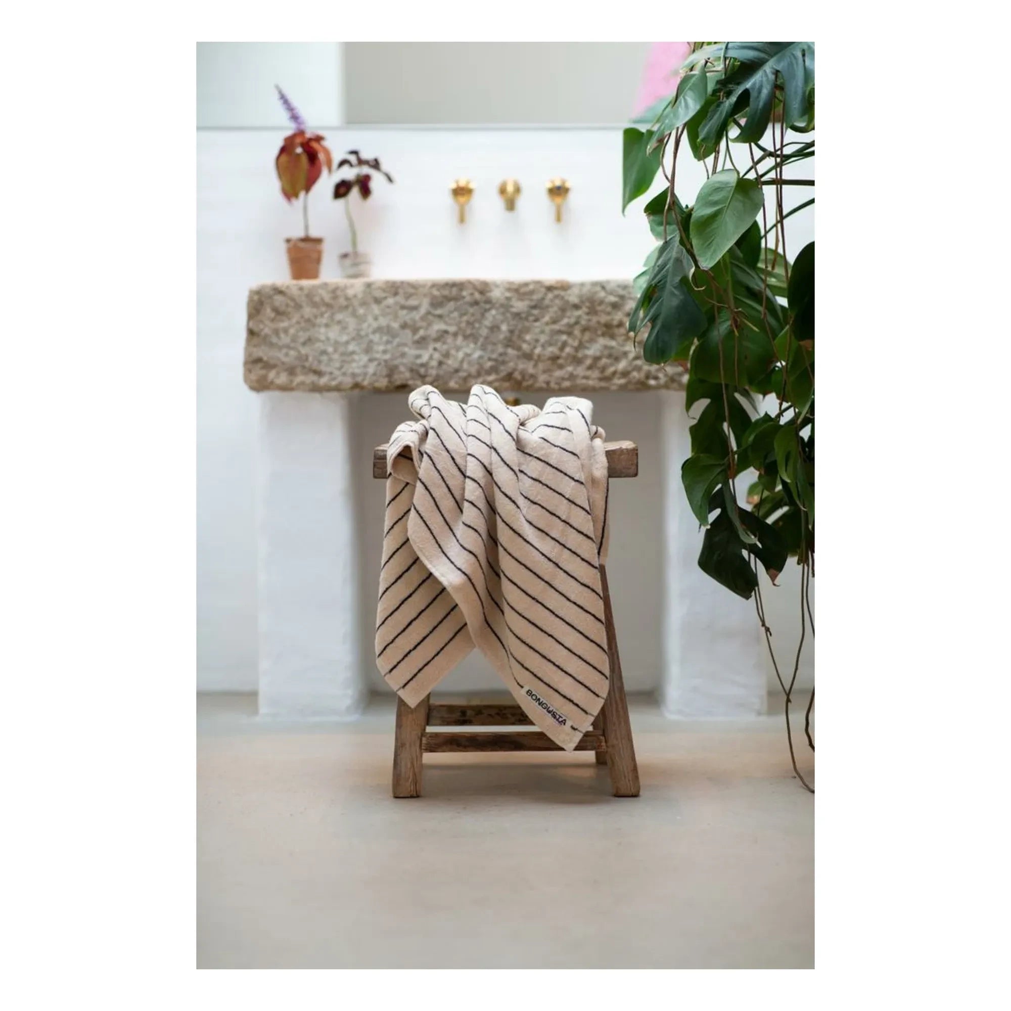 Bongusta - Toalla de baño Naram | Crema