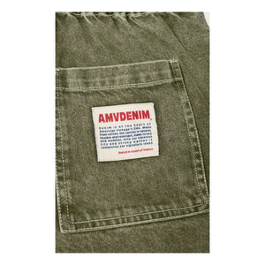 American Vintage - Pantalones de algodón carrot UZATOWN | Olive