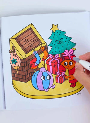 Omy - Libro para colorear de Navidad