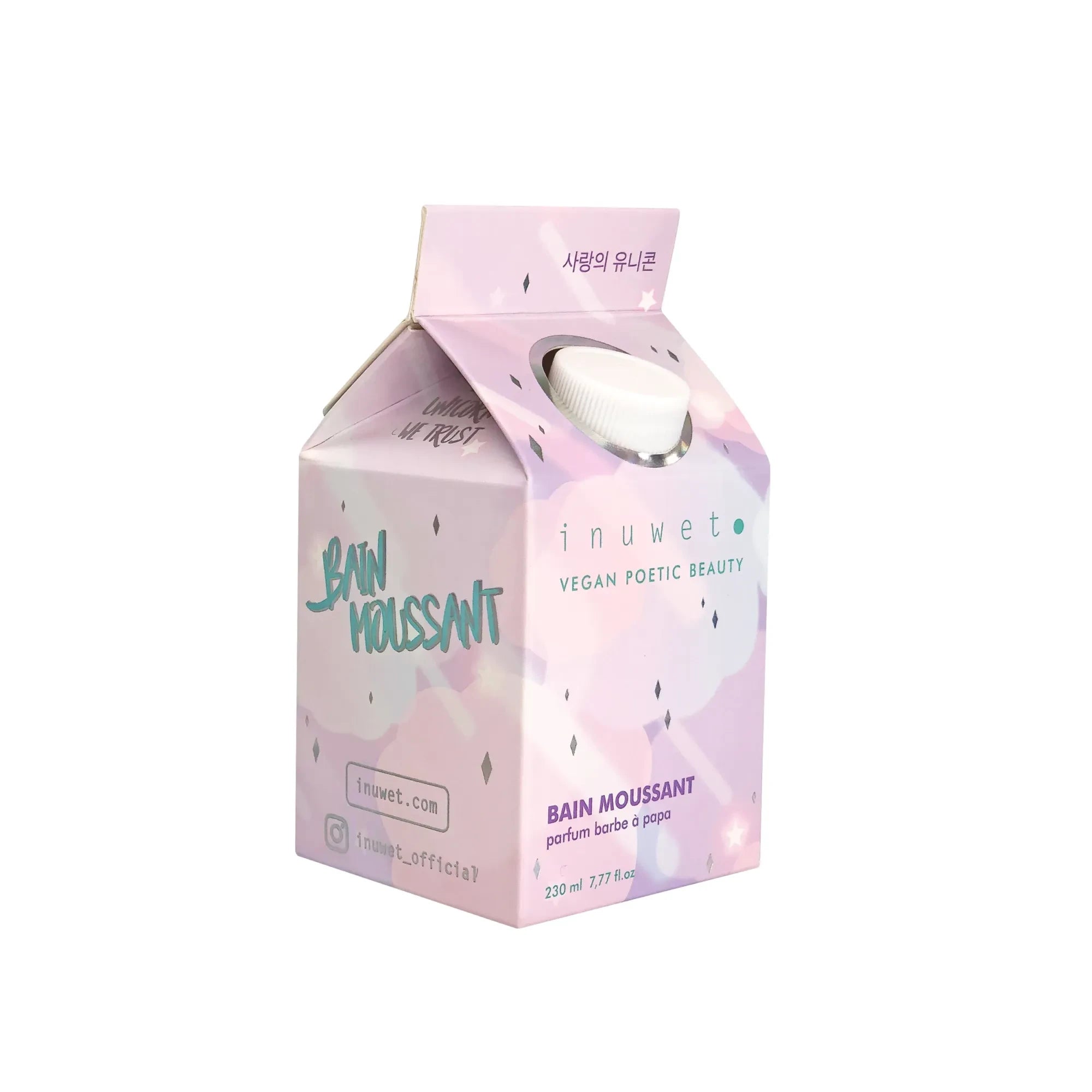 Inuwet - Espuma de Baño Algodón de Azúcar - 230 ml