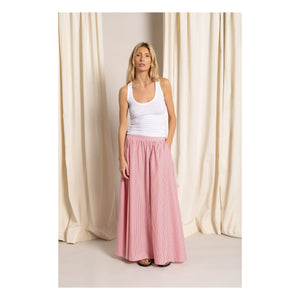 Smallable Mujer - Camiseta de tirantes acanalada Perla | Blanco