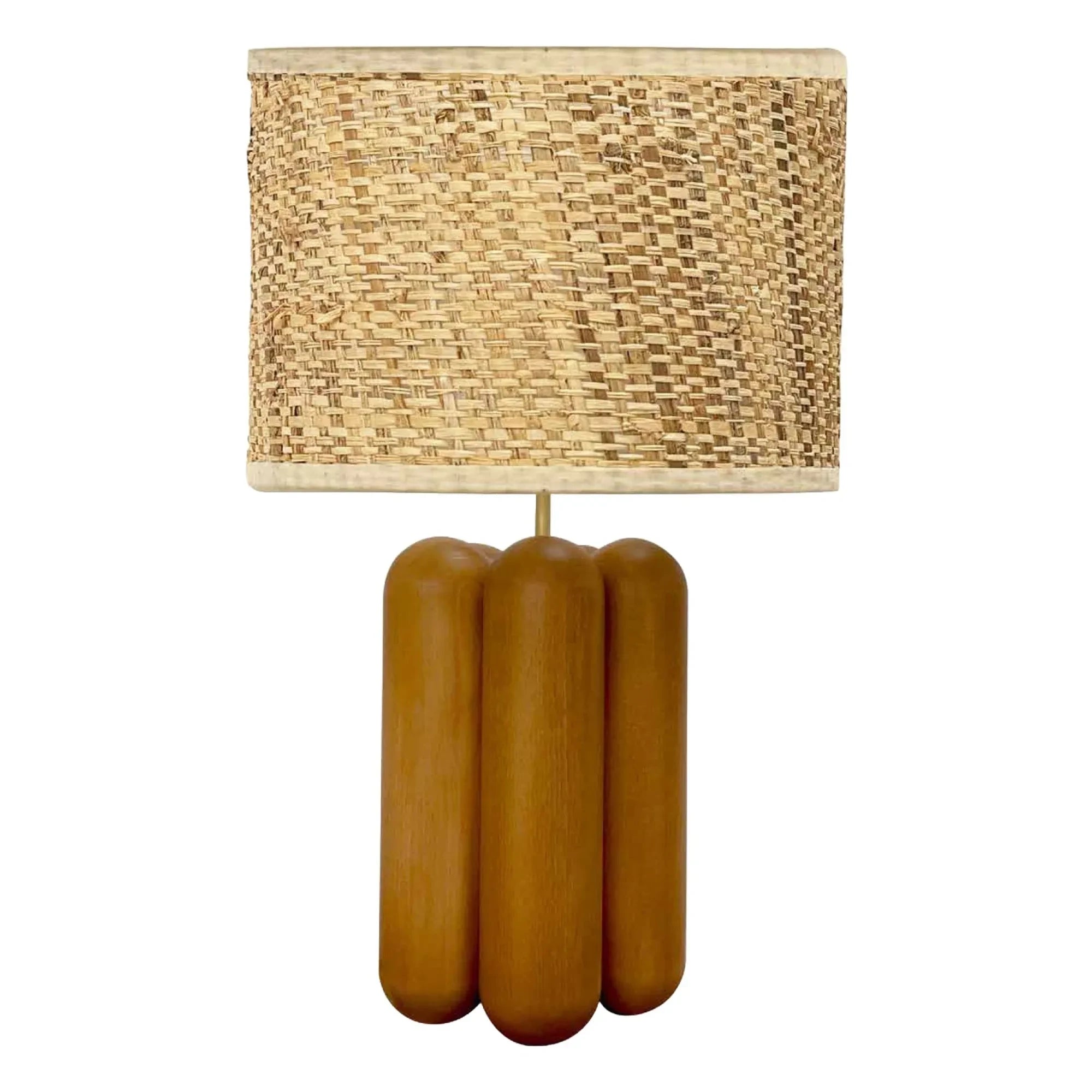Cosin - Lámpara de mesa Charlotte con pantalla de rafia | Natural