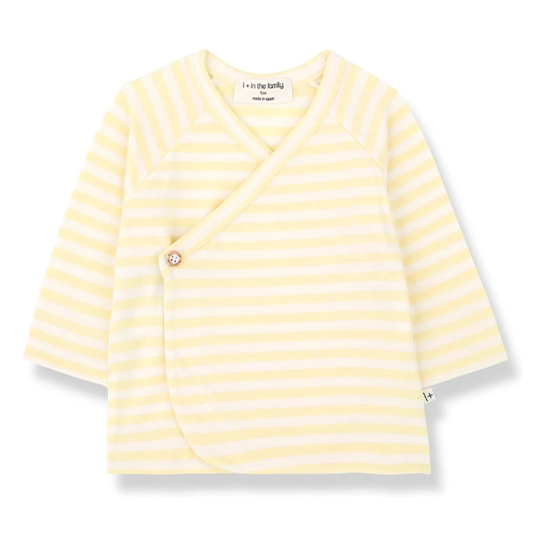 1+ in the family - Camiseta de rayas Idara | Amarillo claro