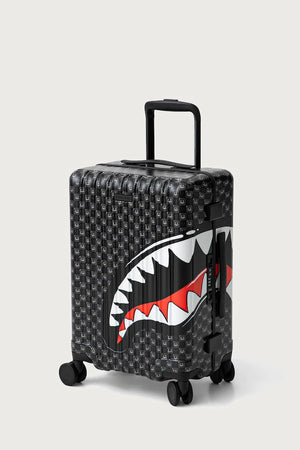 Sprayground - Paris’teki Köpek Balıkları Siyah Sert Kabuklu Valiz 910CL328NSZ