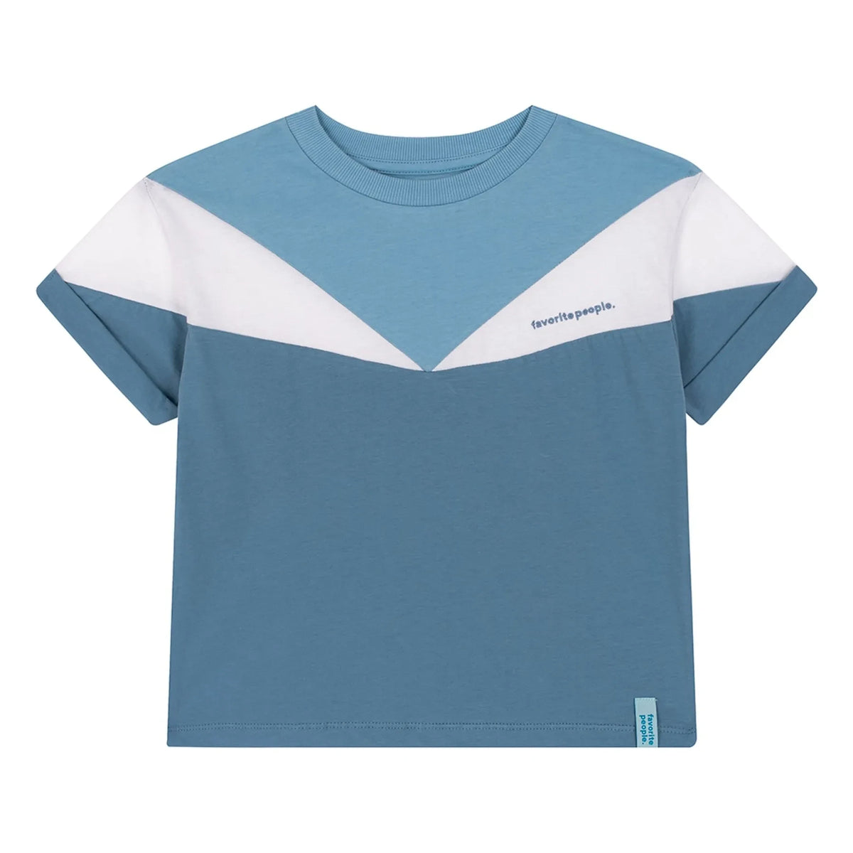 Favorite People - Camiseta de algodón orgánico Classmate | Azul