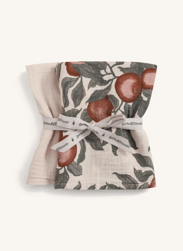 garbo&friends - Apple Maxi muselina para bebé - Set de 2