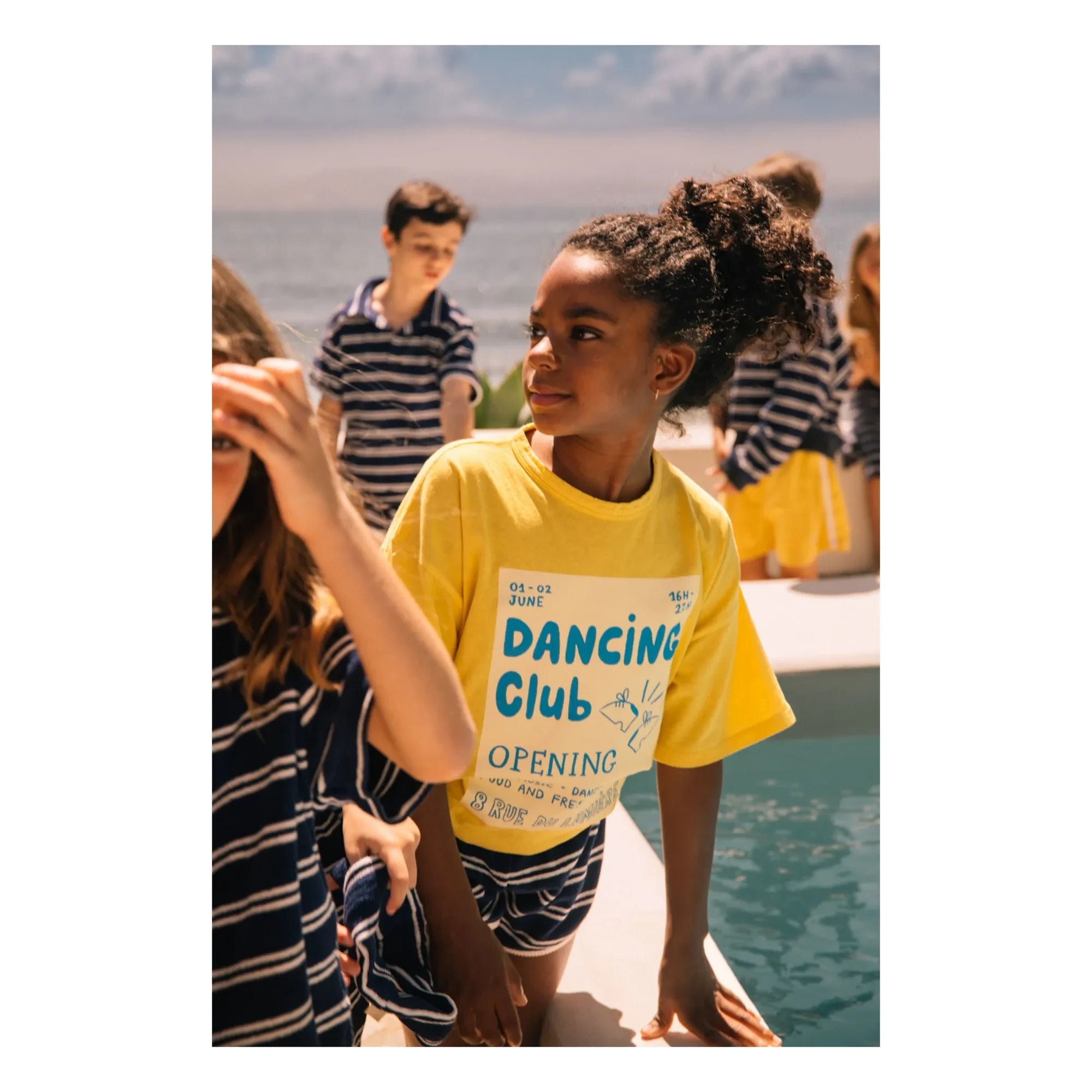 We Are Kids - Camiseta Dylan Dancing Club Algodón orgánico | Amarillo