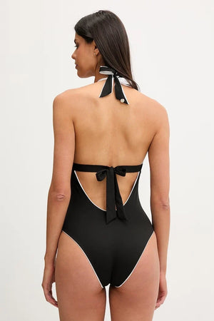 Max Mara Beachwear bañador de mujer de una pieza reversible CHENZIA